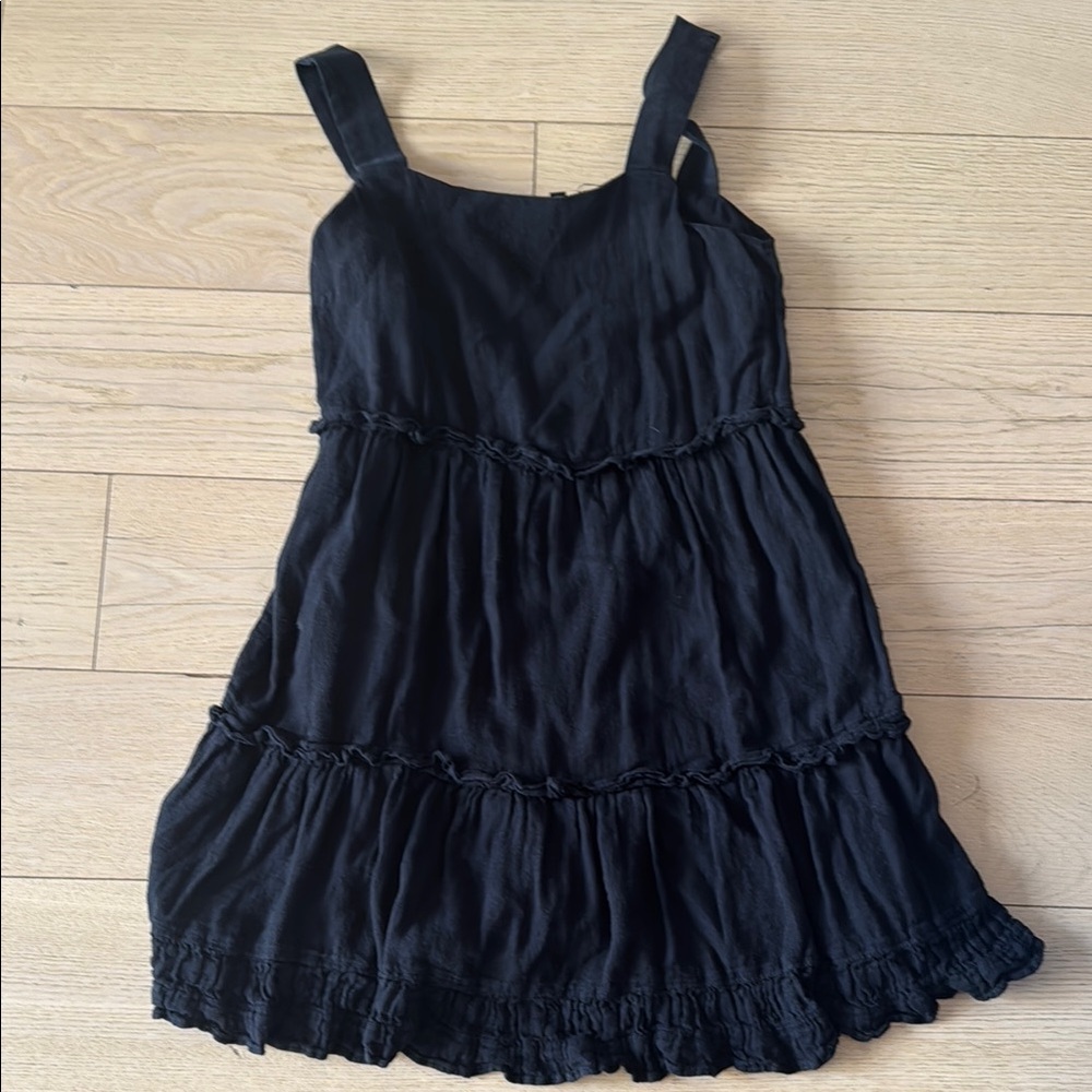 Black linen Rails Dress